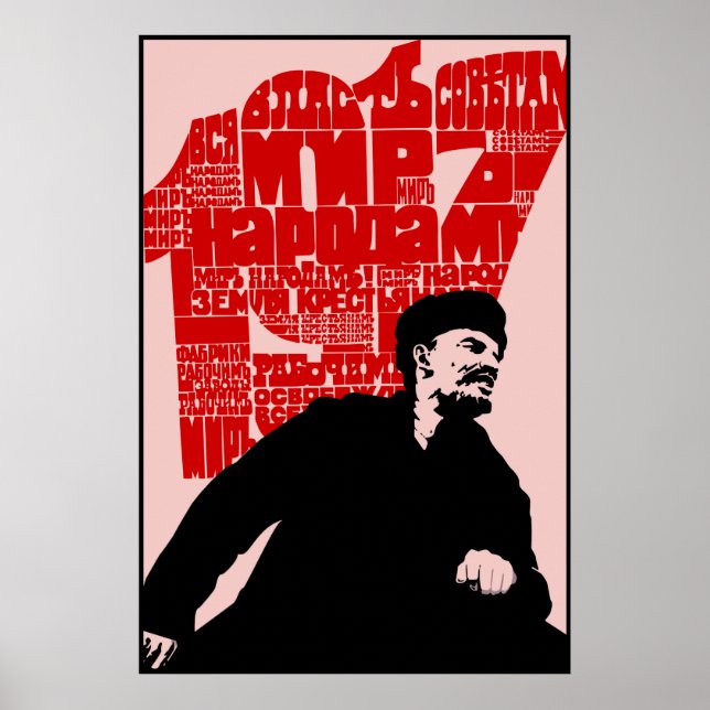 Pôster soviético (Frente)