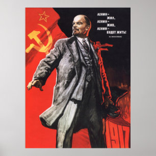 Poster soviético Lenin