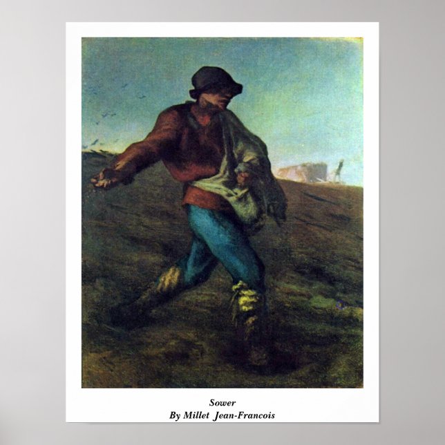 Poster Sower By Millet (Ii), Jean-Francois (Frente)