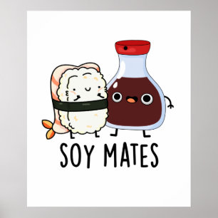 Poster Soy Mates Cute Soy Moles
