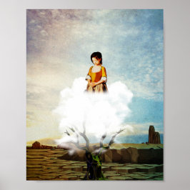 Poster sozinho no deserto