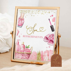 Poster Spa Refreshments - Sinal de Partido