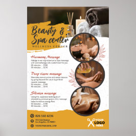 Poster Spa, Salão de Bela, Centro de Bem-Estar