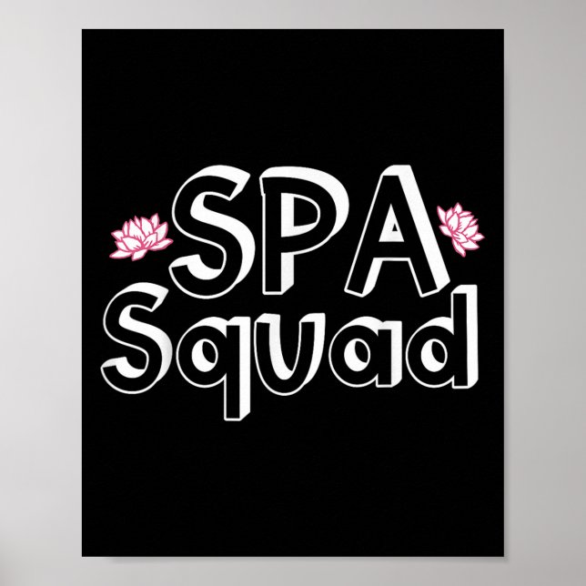 Poster Spa Squad Spa Funcionarios Funny Spa Festa de aniv (Frente)
