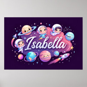 Poster Space Dreams Isabella Wall Art