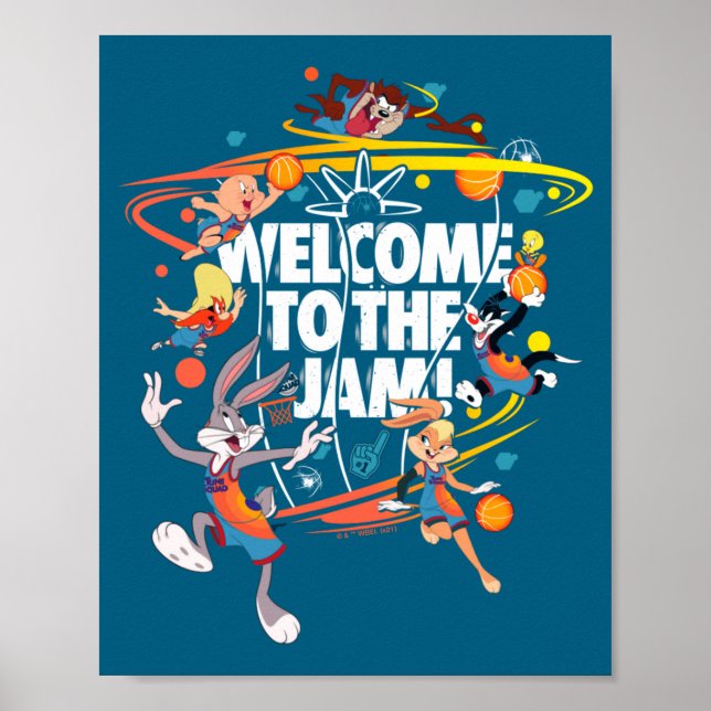 Poster Space Jam Uma Nova Legado Bem-vindo Ao Jam _1 (Frente)