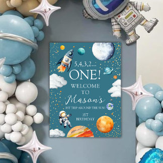 Poster Space ONE 1st Birthday Welcome