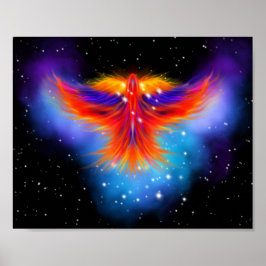 Poster Space Phoenix Nebula
