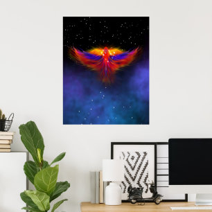 Poster Space Phoenix Nebula