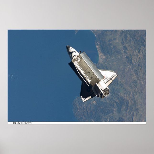 Poster Space Shuttle Atlantis (Frente)