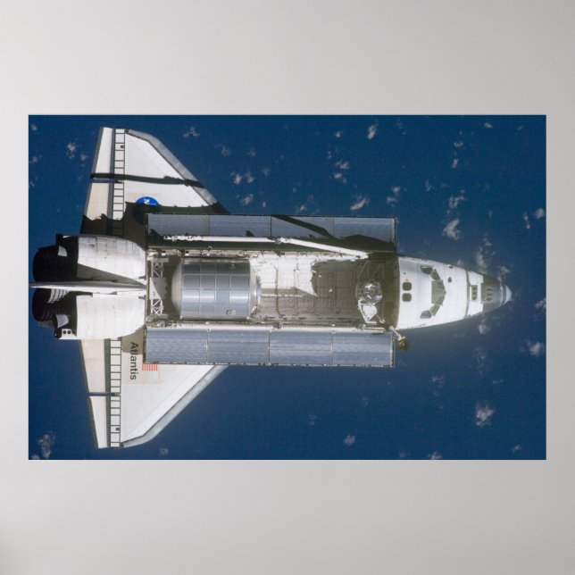 Poster Space Shuttle Atlantis (Frente)
