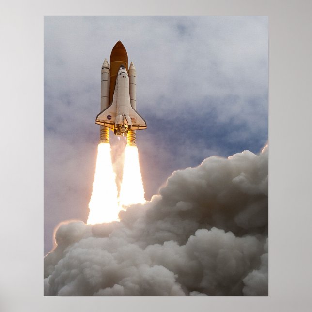 Pôster Space Shuttle Atlantis (Frente)