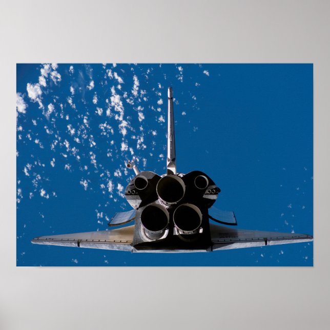 Poster Space Shuttle Atlantis 3 (Frente)