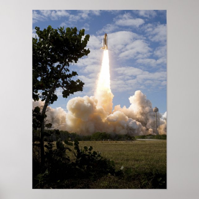 Poster Space Shuttle Atlantis levanta 15 (Frente)