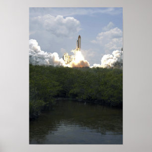 Pôster Space Shuttle Atlantis lifts off 14