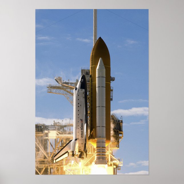 Poster Space Shuttle Atlantis tira 8 (Frente)