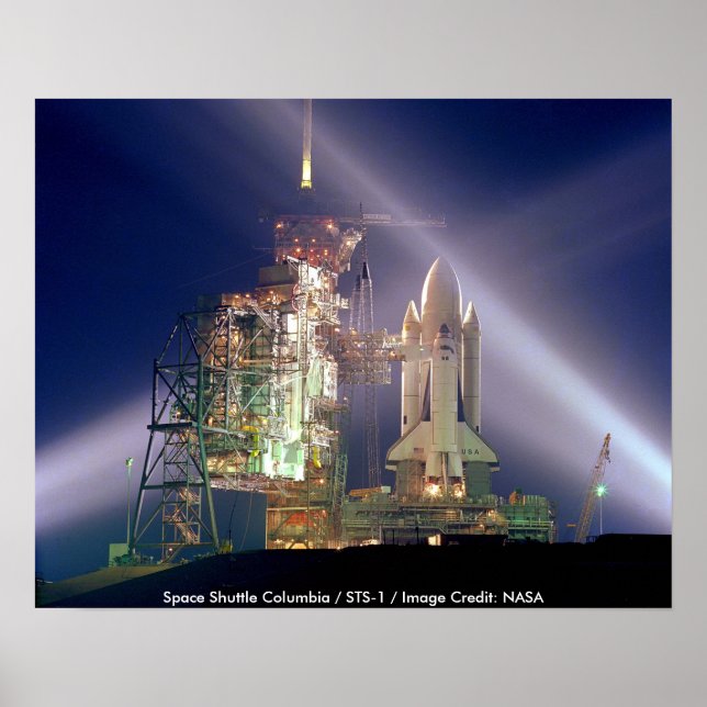 Poster / Space Shuttle Columbia / STS-1 (Frente)