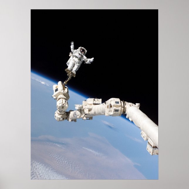 Poster Spacewalk durante a missão STS-114 Shuttle ao ISS (Frente)