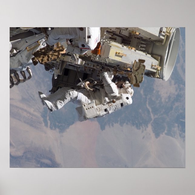 Pôster Spacewalk & ISS (STS-115) (Frente)