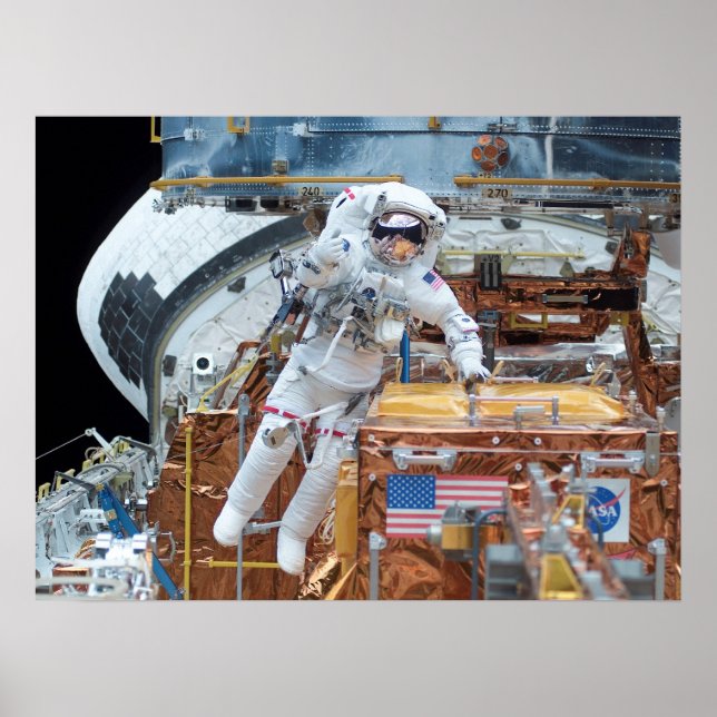 Pôster Spacewalk (STS-109) (Frente)