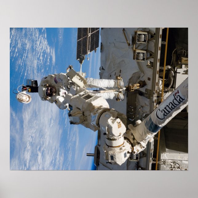 Pôster Spacewalk (STS-119) (Frente)