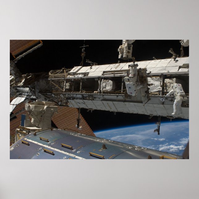 Pôster Spacewalk (STS-119) (Frente)