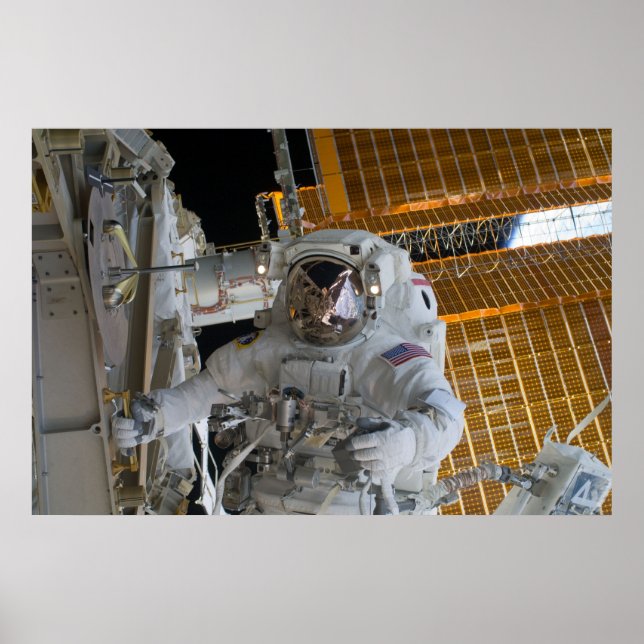 Pôster Spacewalk (STS-128) (Frente)