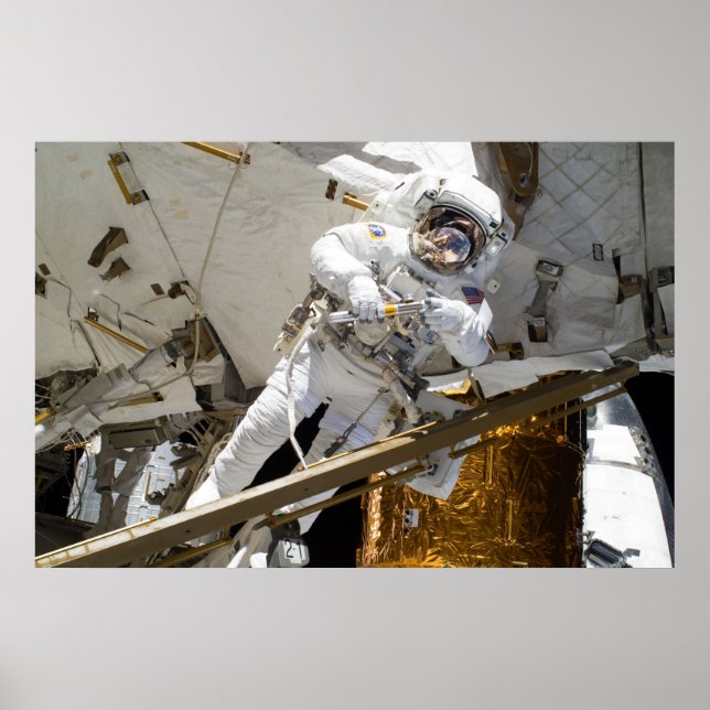 Pôster Spacewalk (STS-133) (Frente)