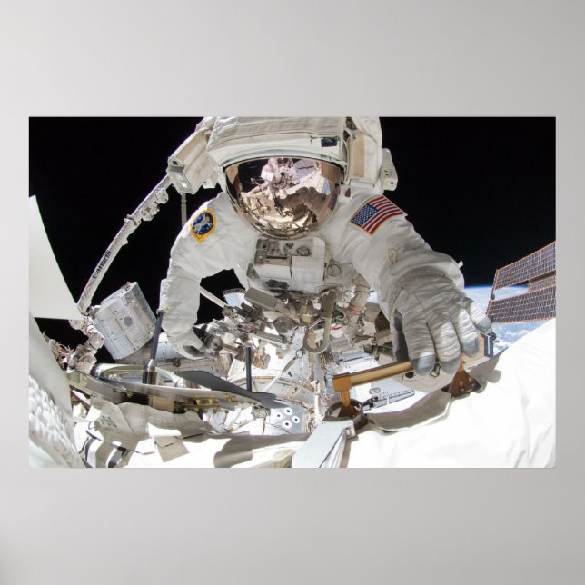 Pôster Spacewalk (STS-134) (Frente)