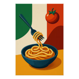 Pôster Spaghetti – Saveurs d’Italie