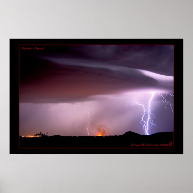 Poster Spark-HDR da Natureza. (Frente)