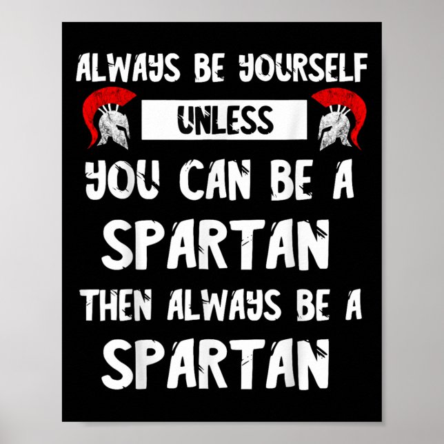 Poster Spartan Spartacus Warrior Soldier Gladiators (Frente)