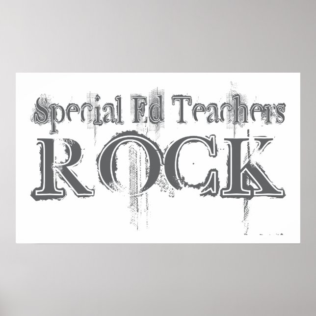 Pôster Special Ed Teachers Rock (Frente)