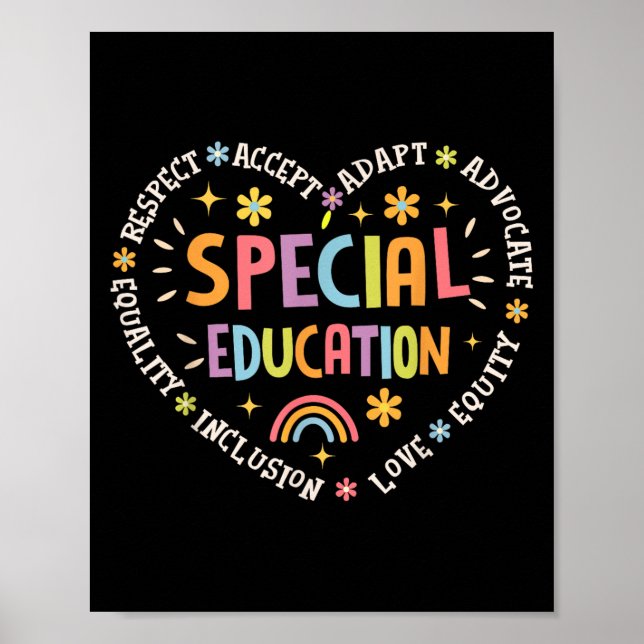 Poster Special Education Squad Dream Team Sped Teacher Ap (Frente)