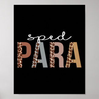 Poster Sped Para Leopard Apreciação Divertida Para Mulher