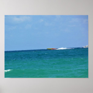 Poster Speed Boat, Fort Lauderdale, Flórida
