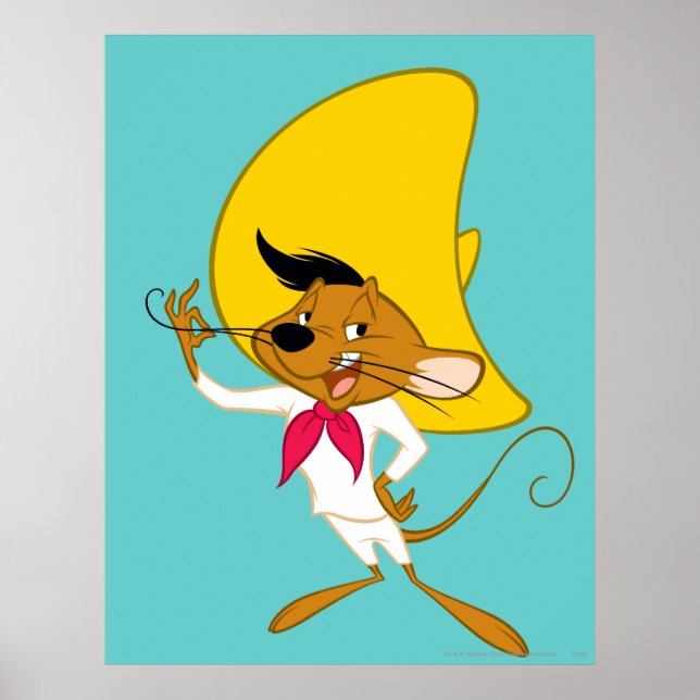 Poster SPEEDY GONZALES™ Mustache (Frente)