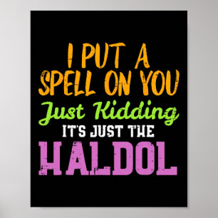 Poster Spell Brincando Enfermeira Engraçada Haldol Hallow