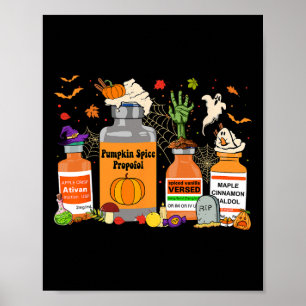 Poster Spice Propofol Ativan Vermelhou Haldol Nurs Hallow