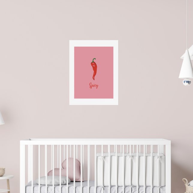 Poster Spicy Red Pepper (Berçário 2)