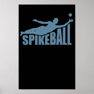 Poster Spikeball Ballsport Freizeit Roundball