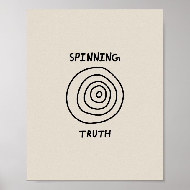 Poster Spinning Truth (Frente)