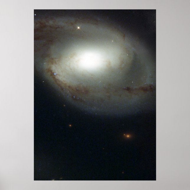 Poster Spiral Galaxy NGC 4319 e Quasar Markarian 205 (Frente)