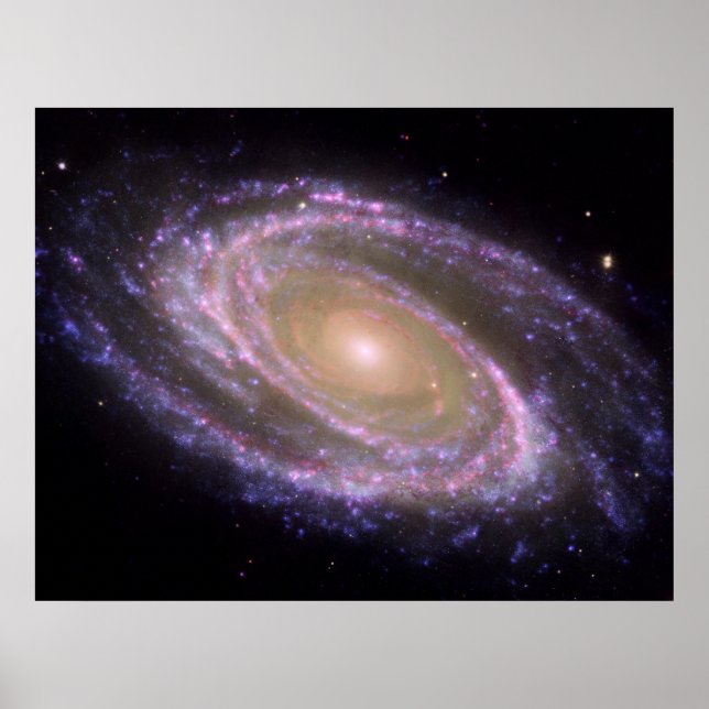 Pôster Spiral Galaxy Poster/Impressão - Imagem da NASA (Frente)