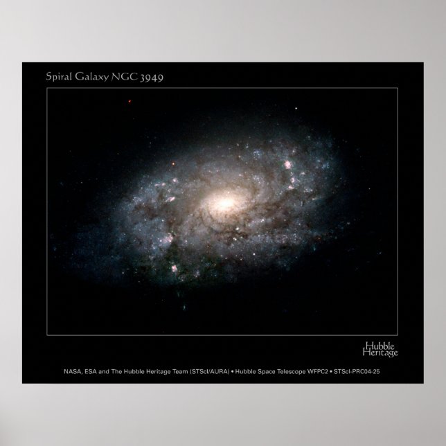 Poster SpiralGalaxy-NGC3949-2004-25 (Frente)