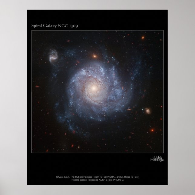 Pôster SpiralGalaxyNGC1309-2006-07 (Frente)