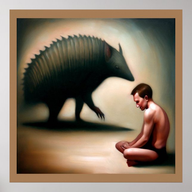 Poster Spirit Animal Armadillo 1 (Frente)