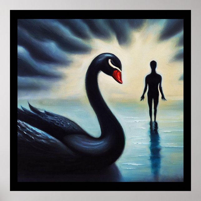 Poster Spirit Animal Black Swan 2 (Frente)