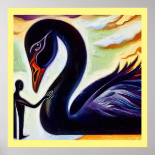 Poster Spirit Animal Black Swan 3