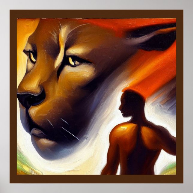 Poster Spirit Animal Cougar 2 (Frente)